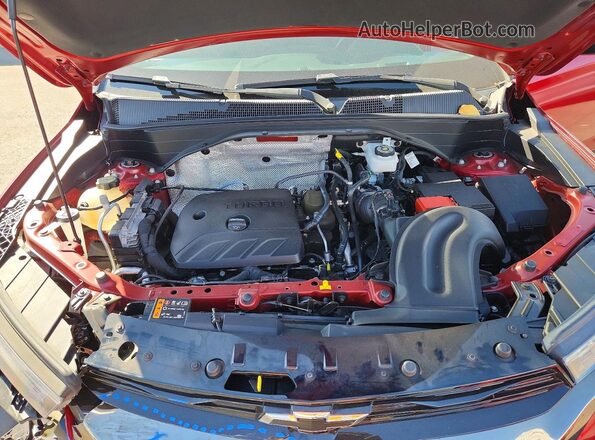 KL79MTSL4MB148132 2021 CHEVROLET TRAILBLAZER Red Vista del compartimento del motor