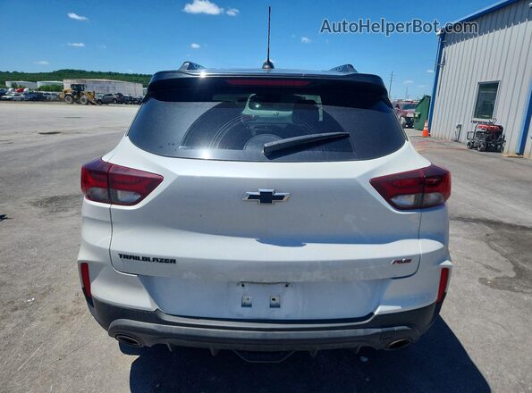 KL79MTSL4NB038196 2022 CHEVROLET TRAILBLAZER White უკანა ხედი