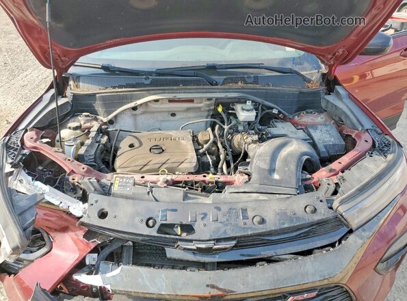 KL79MTSL4NB080982 2022 CHEVROLET TRAILBLAZER Burgundy Շարժիչի բաժամունքի տեսք