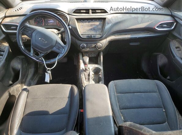 KL79MTSL4NB080982 2022 CHEVROLET TRAILBLAZER Burgundy Առջևի վահանակի տեսք