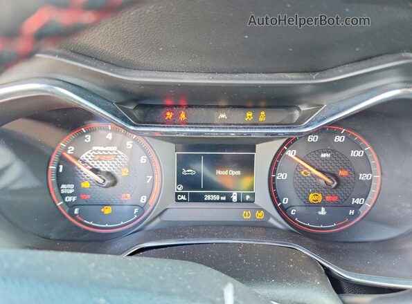 KL79MTSL4PB065577 2023 CHEVROLET TRAILBLAZER Серый Вид щитка приборов