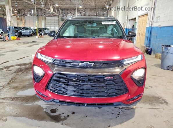 KL79MTSL6MB017865 2021 CHEVROLET TRAILBLAZER Red Widok z przodu