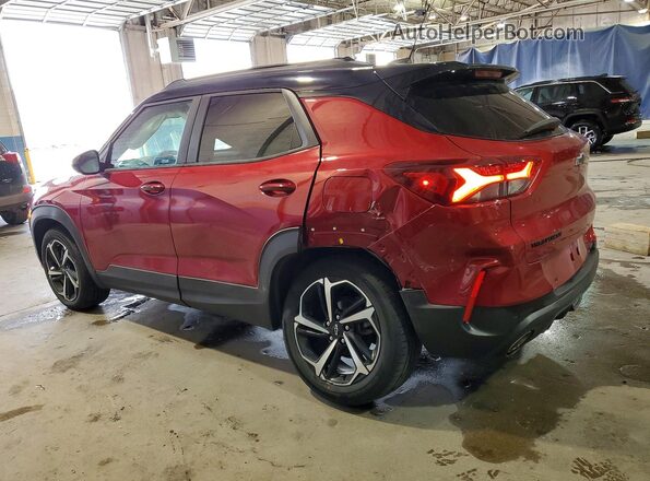 KL79MTSL6MB017865 2021 CHEVROLET TRAILBLAZER Red Tył lewy