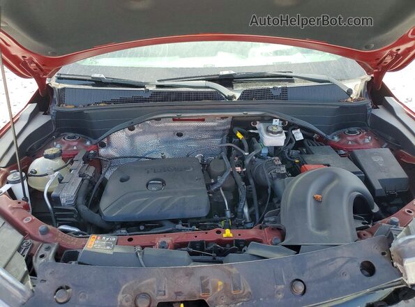 KL79MTSL6MB053815 2021 CHEVROLET TRAILBLAZER Red Engine compartment view