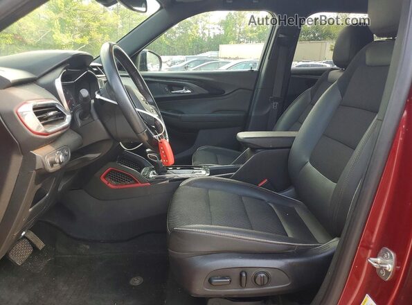 KL79MTSL6MB068766 2021 CHEVROLET TRAILBLAZER Red Vista interior delantera