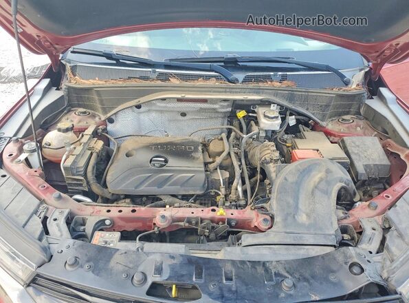 KL79MTSL6MB068766 2021 CHEVROLET TRAILBLAZER Red Vista del compartimento del motor
