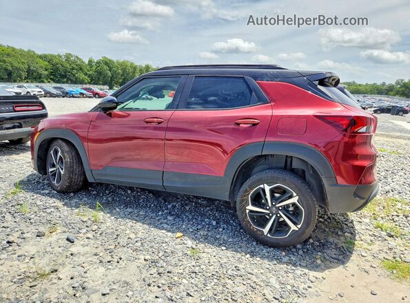 KL79MTSL6NB068154 2022 CHEVROLET TRAILBLAZER Burgundy Հետևի ձախ