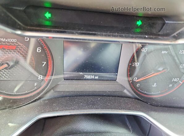 KL79MTSL6NB068154 2022 CHEVROLET TRAILBLAZER Burgundy Սարքավորումների վահանակի տեսք