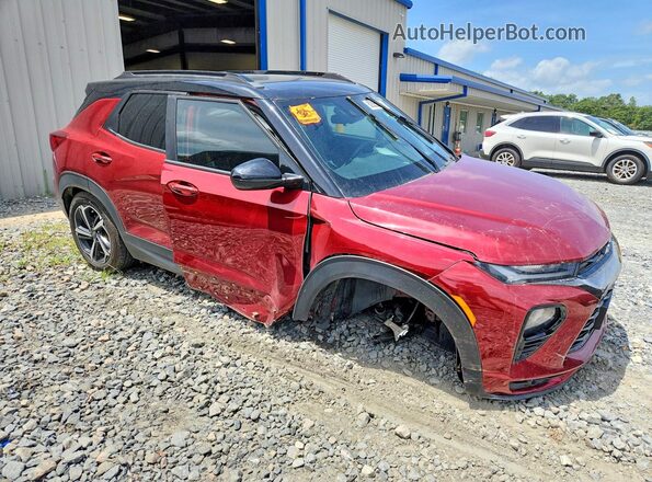 KL79MTSL6NB068154 2022 CHEVROLET TRAILBLAZER Burgundy Առջևի աջ