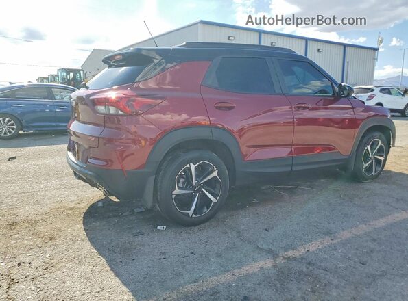 KL79MTSL6PB103567 2023 CHEVROLET TRAILBLAZER Maroon Задня права чверть