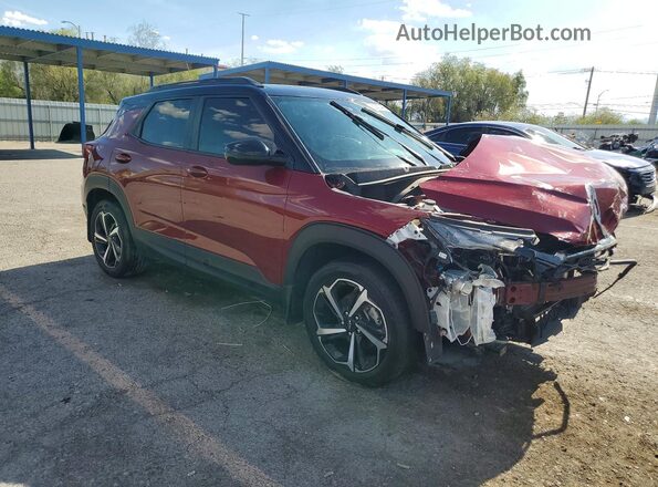 KL79MTSL6PB103567 2023 CHEVROLET TRAILBLAZER Maroon Передня права чверть