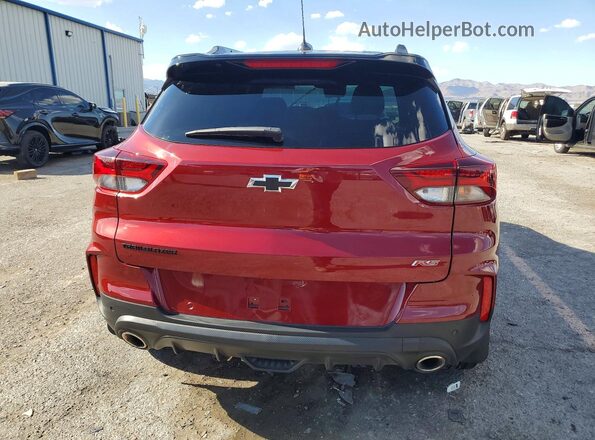 KL79MTSL6PB103567 2023 CHEVROLET TRAILBLAZER Maroon Вид ззаду