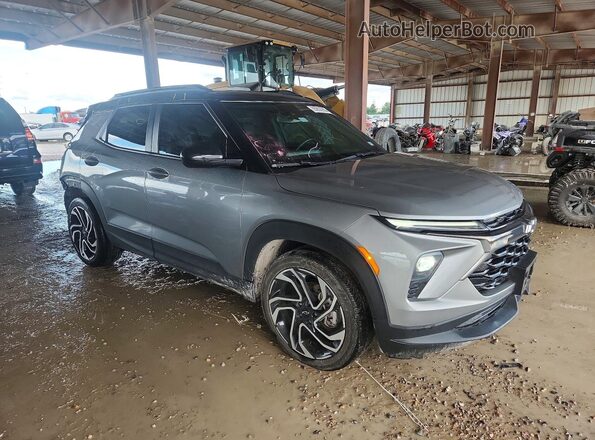 KL79MTSL6RB102406 2024 CHEVROLET TRAILBLAZER Gray Передня права чверть