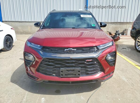 KL79MTSL7NB110704 2022 CHEVROLET TRAILBLAZER Maroon Widok z przodu