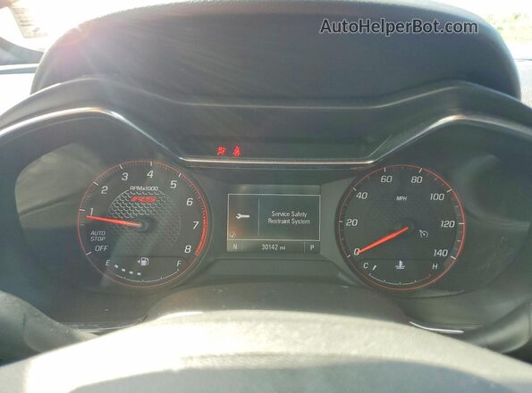 KL79MTSL7NB110704 2022 CHEVROLET TRAILBLAZER Maroon Widok zestawu wskaźników