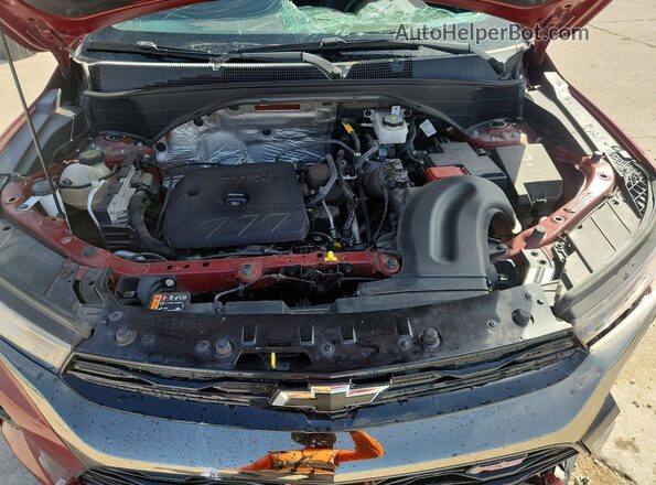 KL79MTSL7PB100158 2023 CHEVROLET TRAILBLAZER Burgundy Vista interior trasera
