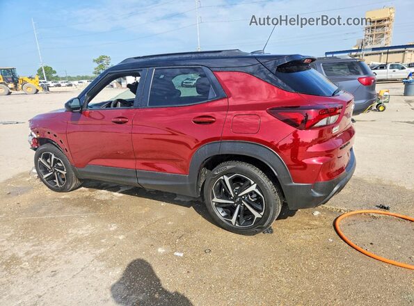 KL79MTSL7PB100158 2023 CHEVROLET TRAILBLAZER Burgundy Trasero izquierdo