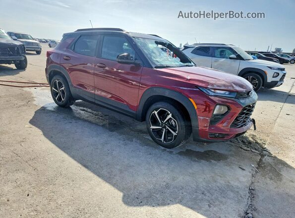KL79MTSL7PB100158 2023 CHEVROLET TRAILBLAZER Burgundy Delantero derecho
