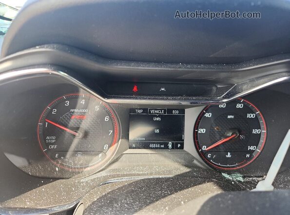 KL79MTSL7PB100158 2023 CHEVROLET TRAILBLAZER Burgundy Vista del cuadro de instrumentos