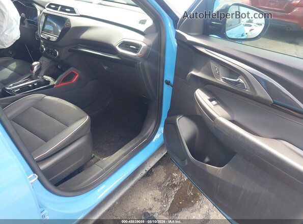 KL79MTSL7PB124010 2023 CHEVROLET TRAILBLAZER Blue Вид салону спереду