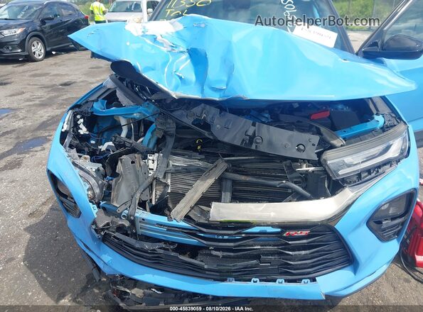 KL79MTSL7PB124010 2023 CHEVROLET TRAILBLAZER Blue Вид спереду