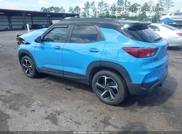 KL79MTSL7PB124010 2023 CHEVROLET TRAILBLAZER Blue Задня ліва чверть