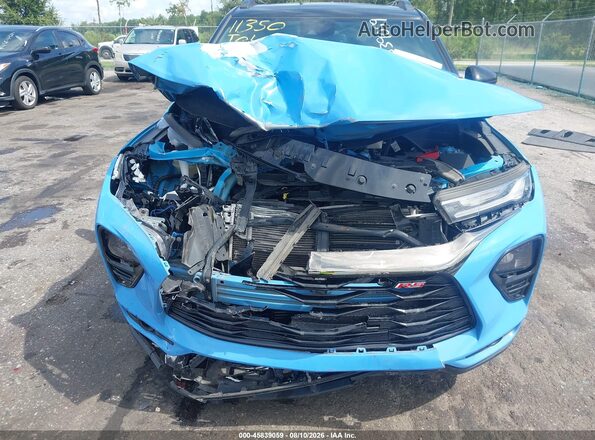 KL79MTSL7PB124010 2023 CHEVROLET TRAILBLAZER Blue Вид задньої частини салону