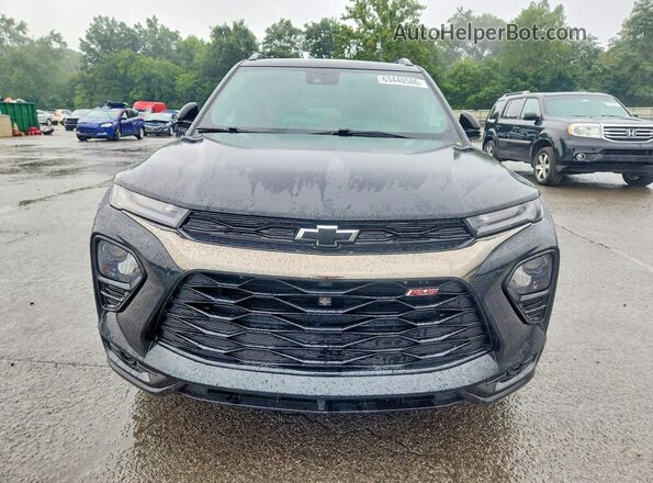 KL79MTSL7PB162434 2023 CHEVROLET TRAILBLAZER Black Widok z przodu