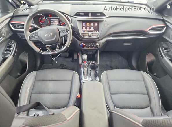 KL79MTSL7PB162434 2023 CHEVROLET TRAILBLAZER Black Widok deski rozdzielczej