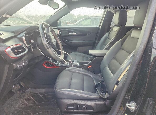 KL79MTSL7PB162434 2023 CHEVROLET TRAILBLAZER Black Widok wnętrza z przodu