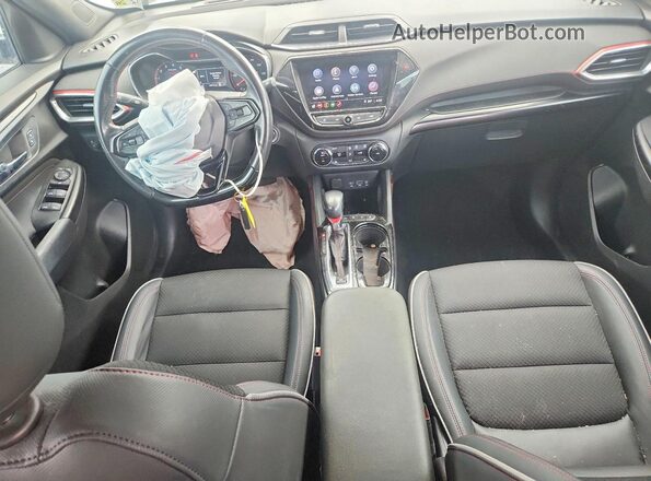 KL79MTSL8MB061009 2021 CHEVROLET TRAILBLAZER White Widok deski rozdzielczej