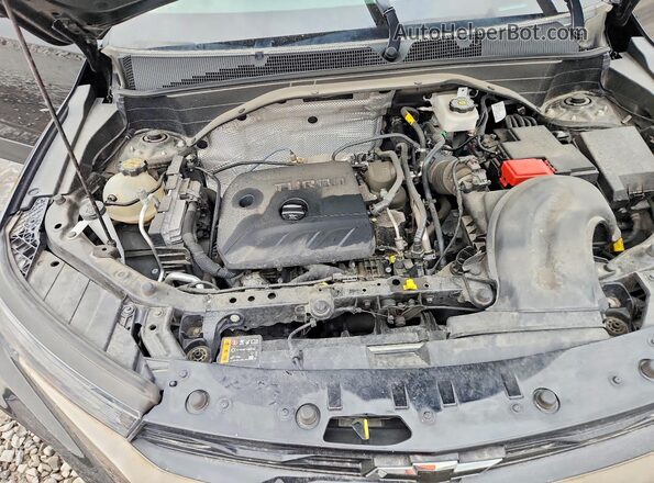 KL79MTSL8NB080709 2022 CHEVROLET TRAILBLAZER Black ძრავის განყოფილების ხედი