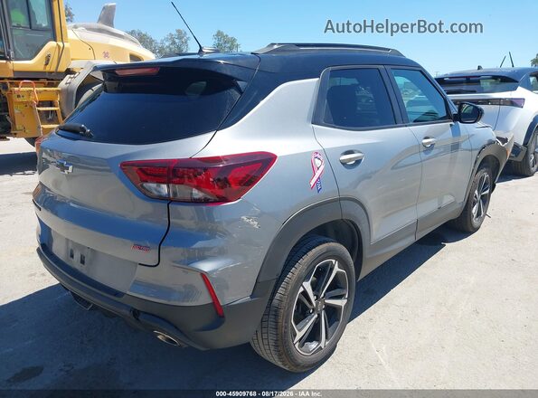 KL79MTSL8PB035806 2023 CHEVROLET TRAILBLAZER Gray Հետևի աջ