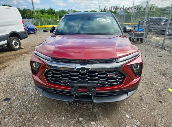 KL79MTSLXRB095086 2024 CHEVROLET TRAILBLAZER Burgundy Widok z przodu
