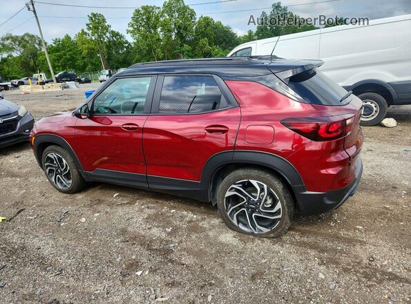 KL79MTSLXRB095086 2024 CHEVROLET TRAILBLAZER Burgundy Tył lewy