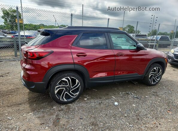 KL79MTSLXRB095086 2024 CHEVROLET TRAILBLAZER Burgundy Tył prawy