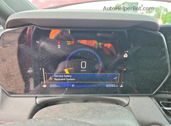 KL79MTSLXRB095086 2024 CHEVROLET TRAILBLAZER Burgundy Widok zestawu wskaźników
