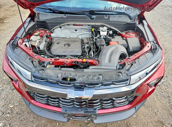 KL79MTSLXRB095086 2024 CHEVROLET TRAILBLAZER Burgundy Widok komory silnika