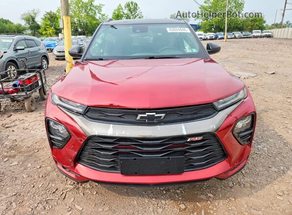 KL79MUSL0MB035431 2021 CHEVROLET TRAILBLAZER Red Widok z przodu