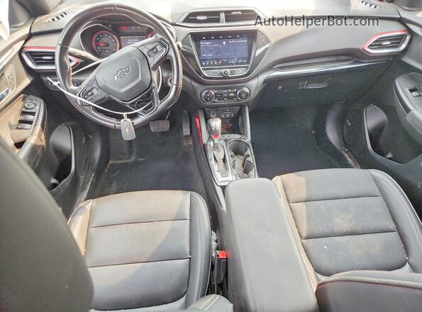 KL79MUSL0MB035431 2021 CHEVROLET TRAILBLAZER Red Widok deski rozdzielczej
