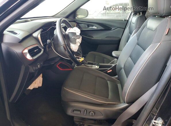 KL79MUSL0NB042901 2022 CHEVROLET TRAILBLAZER Черный Вид салона спереди