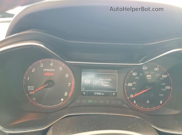 KL79MUSL0NB042901 2022 CHEVROLET TRAILBLAZER Черный Вид щитка приборов