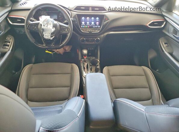 KL79MUSL0NB042901 2022 CHEVROLET TRAILBLAZER Черный Вид панели приборов