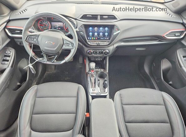 KL79MUSL0PB035496 2023 CHEVROLET TRAILBLAZER Black Widok deski rozdzielczej