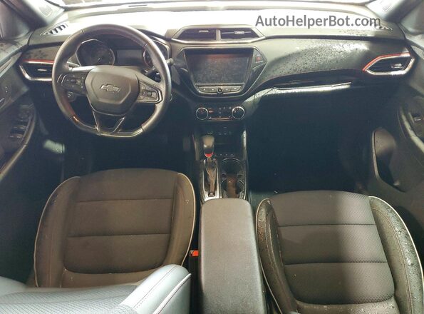 KL79MUSL0PB096914 2023 CHEVROLET TRAILBLAZER White Widok deski rozdzielczej