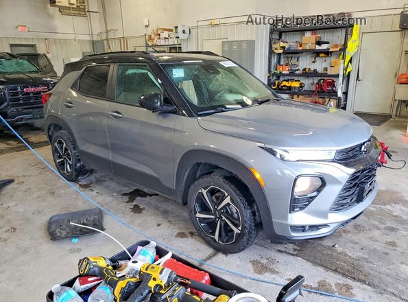 KL79MUSL0PB116482 2023 CHEVROLET TRAILBLAZER Gray Przód prawy