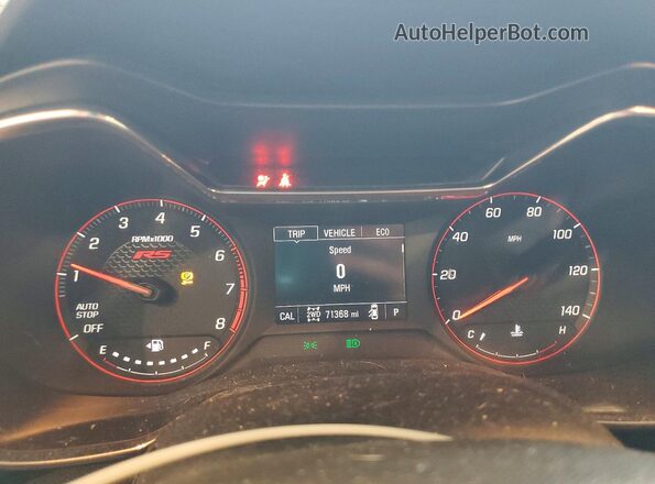 KL79MUSL0PB116482 2023 CHEVROLET TRAILBLAZER Gray Widok zestawu wskaźników