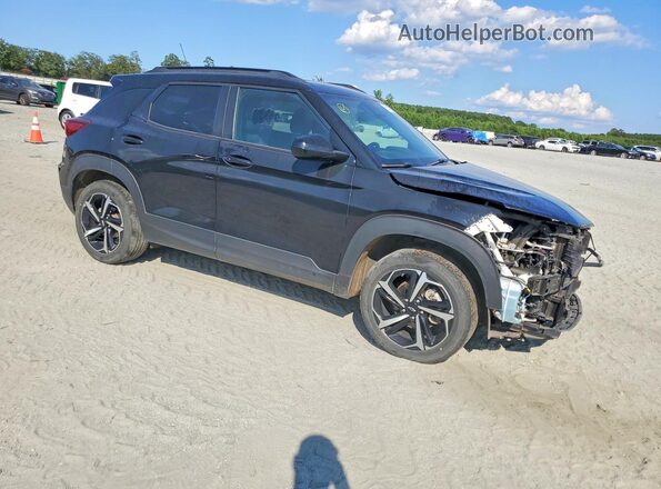 KL79MUSL1NB031017 2022 CHEVROLET TRAILBLAZER Black Delantero derecho