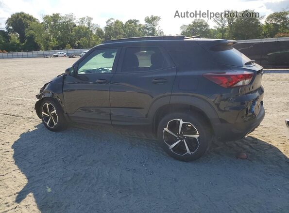 KL79MUSL1NB031017 2022 CHEVROLET TRAILBLAZER Black Trasero izquierdo