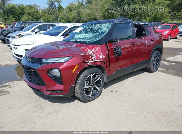 KL79MUSL2PB147491 2023 CHEVROLET TRAILBLAZER Red Front left